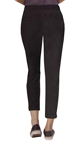 MPG Mondetta Performance Gear Women's Cuffed Travel Capri Pants (Black, Small)2