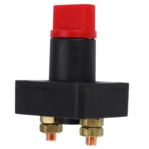 OUNONA Boat Battery Disconnect Isolator Vehicle Battery Disconnect Switch Compact Design Simple Operation Random