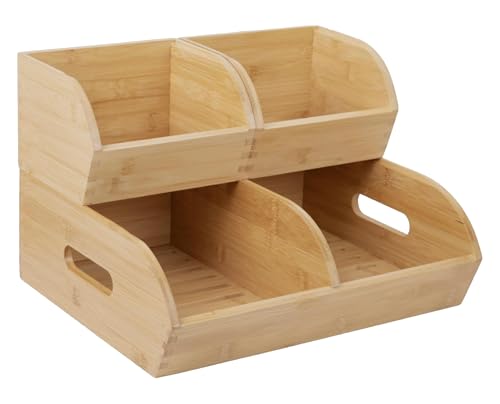 Potato and Onion Storage Bin for Pantry and Kitchen Counter