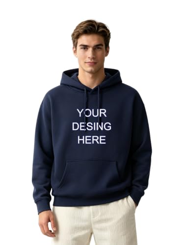Image of Maydear Custom Hoodie for Men & Women Unisex Pullover Sweatshirt Personalized with Photo, Logo or Text