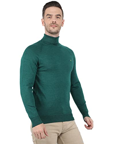 Image of Monte Carlo Men Wool High Neck Pullover Sweater