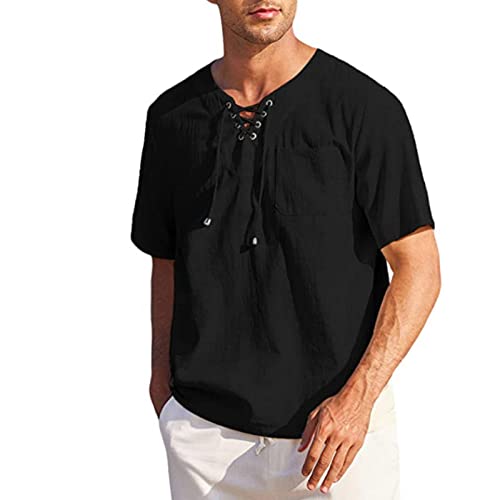 Chemise hawaïenne en coton lin rafraîchissante | Confort décontracté et séchage ultra-rapide