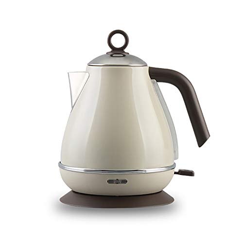 Tetera eléctrica de acero inoxidable doble pared 1.7L miniatura 1