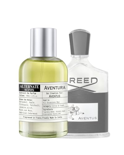 Image of Alternate Scents Aventura Long Lasting 100ml Perfume For Men |Strong& long Lasting with 30% Oil Concentration| Bold, Fruity-Smoked | Fragrance From France | Made In India|