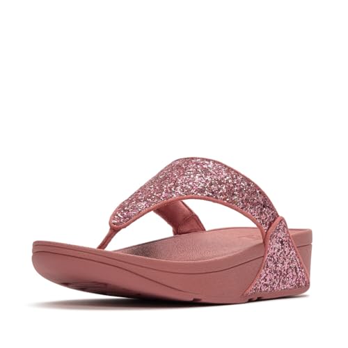 Image of FitFlop Lulu Multi-Tonal Glitter Toe Post Sandals