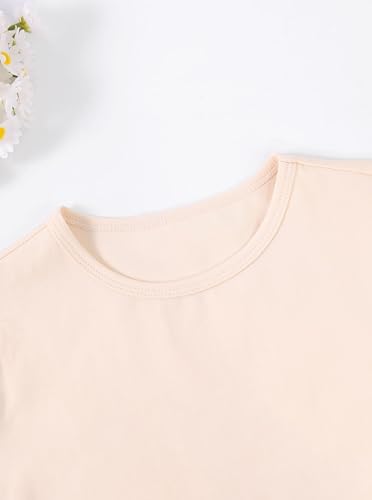 Image of Girls' Graphic Tees Summer Cute Tops Casual Short Sleeve Crew Neck T Shirts
