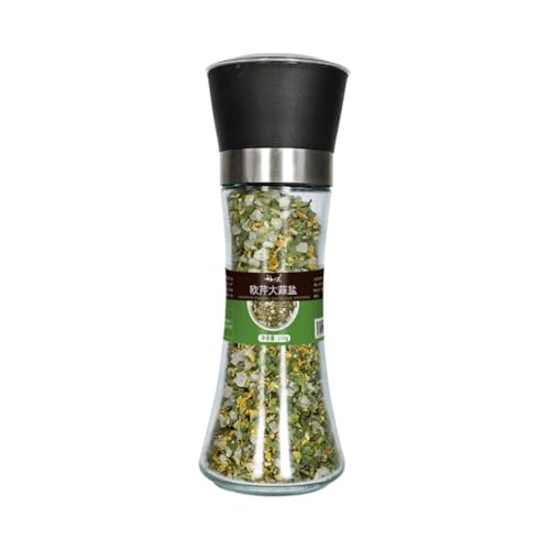 Botella molida de sal de ajo perejil 140 g * 1 botella, compañero dietético ligero, sin carga
