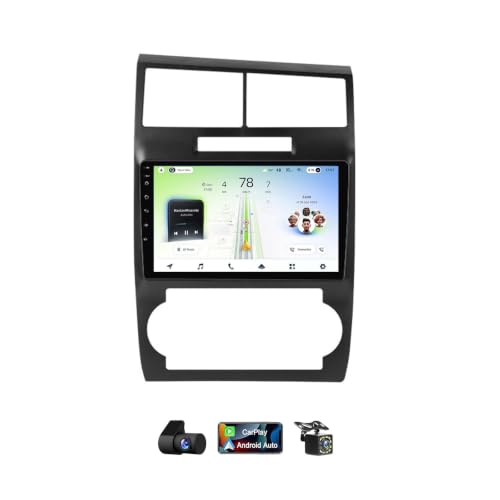 Navegador GPS Android 14 2K para Dodge Charger y Magnum 2003-2010 con Bluetooth