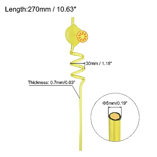uxcell 16 pitillos creativos flexibles de 27 cm miniatura 2