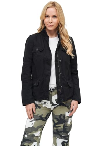 Brandit Women Britannia Jacket, Farbe: black, Größe: L