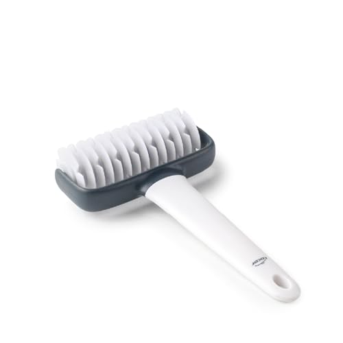 Lacor - 68804 - Rodillo Cocina, Rodillo Roller, Rodillo Enrejado, Ideal para Empanadas, Hojaldres, Pasteles, Mango Ergonómico, Desmontable, Apto para Lavavajillas, Polipropileno, Sin BPA, 12x19.5 cm