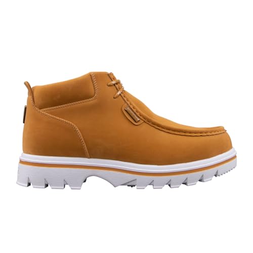 Image of Lugz Men's Fringe Classic Moc-Toe Boot, Golden Wheat /White, 6.5 W