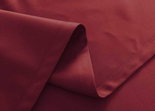 Gardinenbox Newyork 201920600 Opaque Bordeaux Curtain H x W 160 x 140 cm Pack of 1 Thermal Blackout Curtain Blackout Eyelets Sound-Absorbing Oeko-Tex UV Protection Tiebacks - Image 4