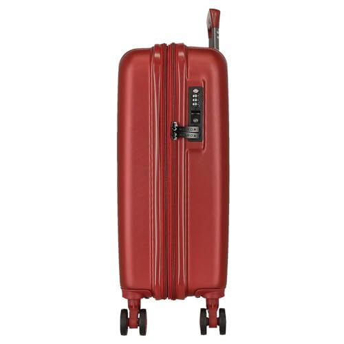 Miniatura 3 de MOVOM, Maleta de cabina, Rígida ABS, Cierre TSA, 38 L, 3,2 Kg, 4 Ruedas dobles Extensible Equipaje de Mano, Rojo, 55 cm