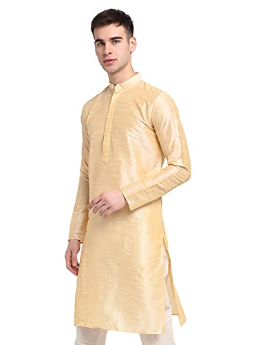 Image of Jompers Men Black & White Solid Kurta