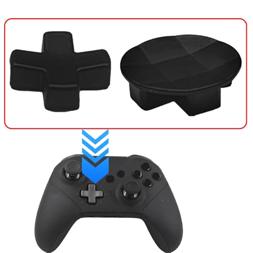 Image of 6 PCS Metal Paddles for Xbox Elite Series 2,Elite 2 Core Controller D Pads for Xbox Elite Series 2,Replacement Accessory Kits for Xbox One Elite 2 Core Controller (Black) [video game]