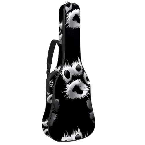 Housse guitare acoustique de transport avec deux poches