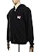 BEN DAVIS Men's Hooded Zip Sweatshirt with Logo, Black,