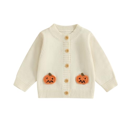 Baby Christmas Cardigan Santa Knit Sweater Long Sleeve Button Up Knitwear Toddler Girl Boy Fall Winter Clothes