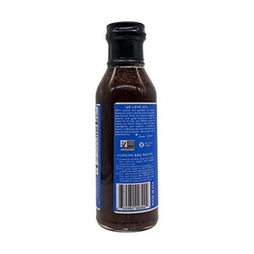 We Love You Korean Bulgogi BBQ Sauce and Marinade, 15 Ounce