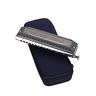 MEIeynt 16 Trous Professional Diatonic Blues Harmonica Key of C avec étui, Harmonicas pour Adultes, Joueurs… - Les Beatles, Paul McCartney, John Lennon, RIngo Starr, George Harrison MEIeynt 16 Trous Professional Diatonic Blues Harmonica Key of C avec étui, Harmonicas pour Adultes, Joueurs… – Image 3