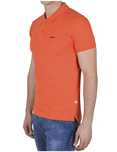 playera polo naranja Marca SP Silver Plate