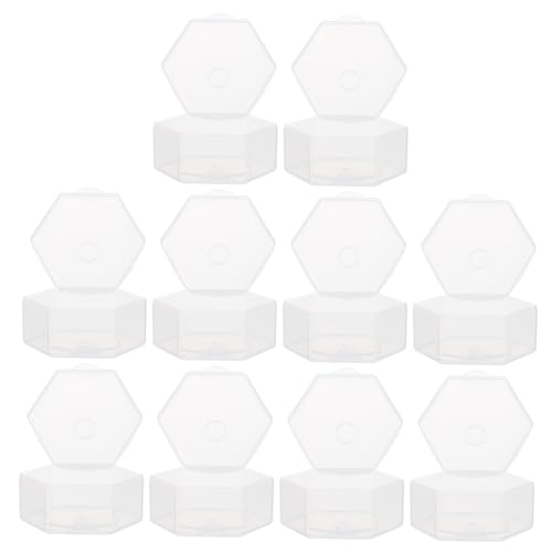 Abaodam Pacifier Shield Cases 10 Pack - Storage Boxes Portable for Traveling Baby