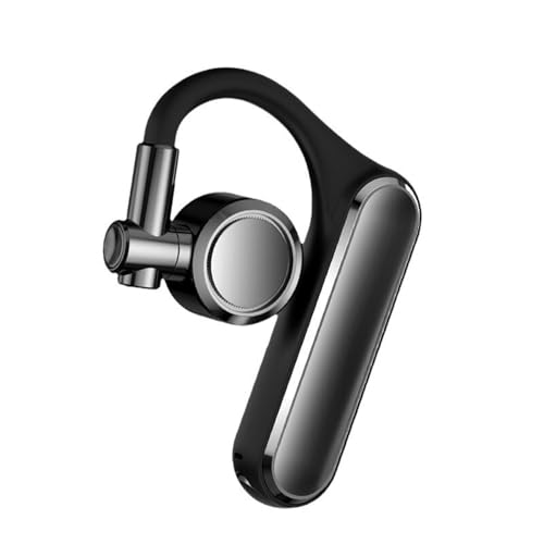 片耳 開放型 イヤホン 5.1骨伝導 ヘッドホン 左右耳兼用 イヤーフック付きシングルイヤホン、マイク内蔵ヘッドセット、スポーツワークアウトゲーム用プライムオブデ
