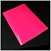 Feuille de bricolage autocollante DIN A4 - Film d'artiste - Film pour traceur - Bricolage (rose fluo, 1 feuille A4)