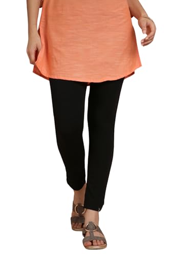 Image of TWIN BIRDS Women Cotton Blend Kurti Pants | Sleek Ethnic Daily Trousers