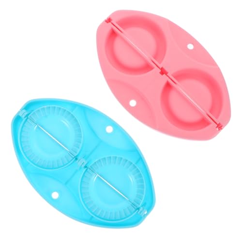 Ciieeo 2pcs Dumpling Molds Dumpling Making Tools Convenient Folding Mold Compact Kitchen Accessories for Family Cooking Fun