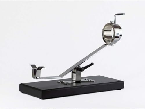BRICOMIRAS JAMONERO BASCULANTE Giratorio con Base Madera, Soporte JAMONERO Ideal Uso DOMÉSTICO Y Profesional, Incluye sólo el jamonero (Negro Solo)