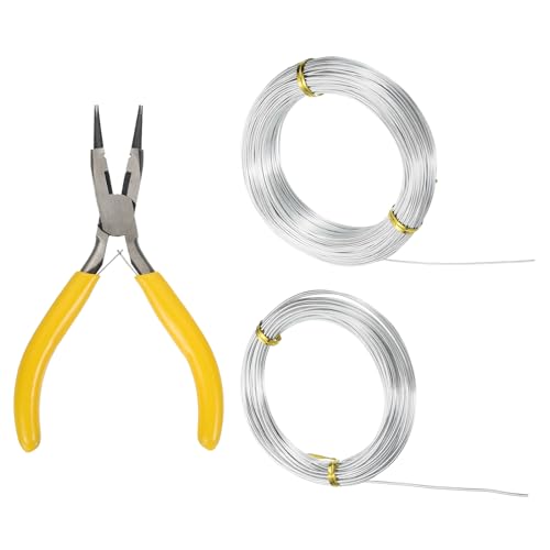 Alambre de aluminio para hacer joyas y manualidades con alicates de corte