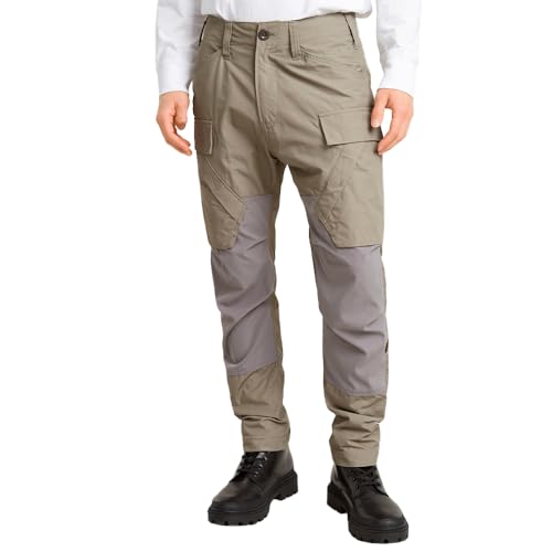 G-STAR Raw - Mens 3D Regular Tapered Cargo 3.0 5-Pocket Pants, Color Elephant Skin, Size: 33W x 34L