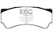 EBC Brakes DP5063NDX Blue stuff NDX Brake Pads
