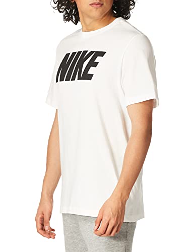 Nike Sportswear T-Shirt Homme, Blanc Noir, M - Image 3
