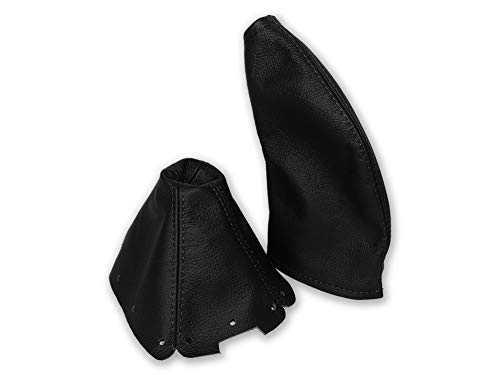 The Tuning-Shop Ltd Compatible with Shift Boot & E Brake Boot for Mazda MX-5 Miata 1989-1997 Leather