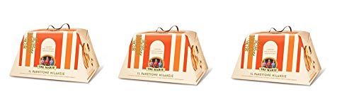 3x Tre Marie Panettone Milanese con canditi con fruta confitada, pasas y cedro 1kg