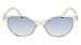 Calvin Klein Sunglasses CK20517S (740 Crystal Pale Yellow with Yellow Gradient Lenses) One Size