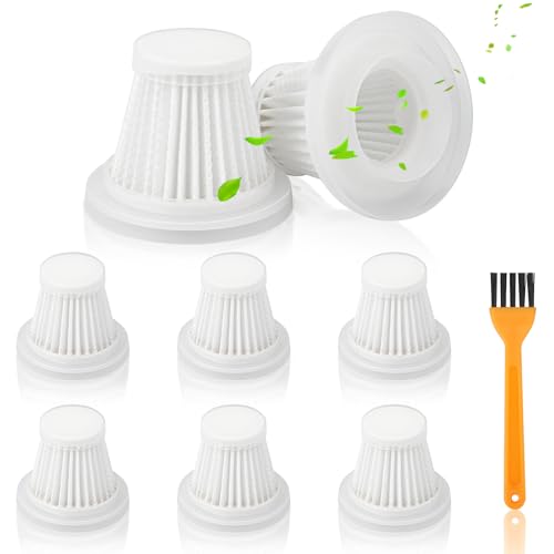 8 Stück Handstaubsauger Filter, Ersatz-HEPA-Filter für Handstaubsauger, kompatibel mit PeroBuno/Saker/Molfanco/Antifnuo Auto Staubsauger, Wiederverwendbarer, Waschbarer