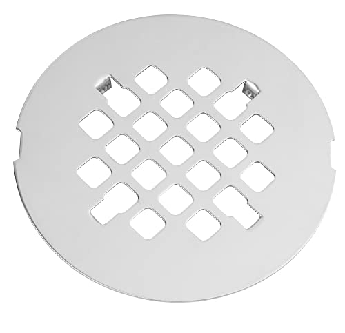 Artiwell 4-1/4&rdquo; OD Snap-in Shower Drain Cover, Round Shower Drain Strainer Grid, Replacement...