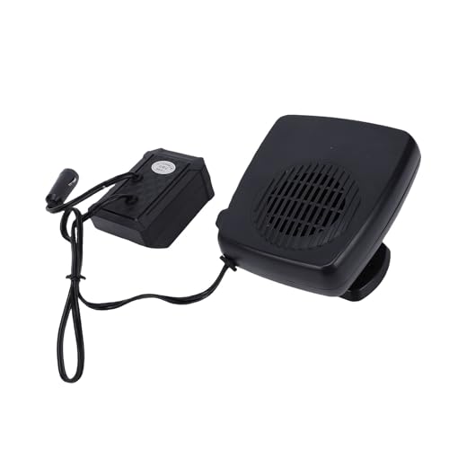 Generic Calentador de Espacio Eléctrico Portátil para Desempañado de Automóviles, Calentador de Espacio de Funcionamiento Silencioso para Automóvil con 2 Configuraciones de Engranajes, Función de