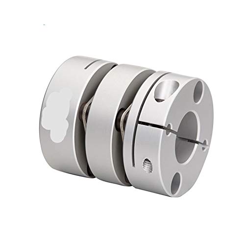 SUOFEILAIMU-PHONE CASE Metal Coupler Flexible Shaft Coupling D26 L35 Aluminum Double Diaphragm for CNC Servo Stepmotor (Inner Diameter : 5x5)