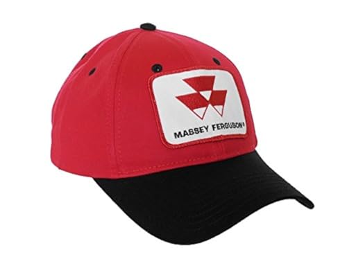 Massey Ferguson Hat, Red and Black, Youth-Size
