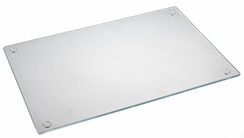Striated 8 X 12 Inch Glass Cutting Board Set By Clever Chef - 4 Pack, Non-Slip, Shatter-Resistant, And Durable #TOP2