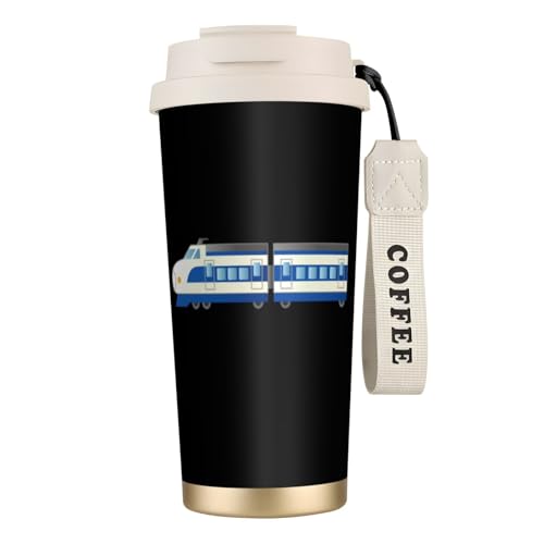 タンブラー 新幹線0系電車 マグボトル コーヒーカップ 水筒 保温 保冷 ウォーターボトル 蓋付き ストロー付き 直飲み おしゃれ プレゼント