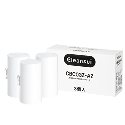 【Amazon.co.JP限定 純正品】 クリンスイ 浄水器 蛇口直結型 CBシリーズ 交換カートリッジ (CBC03×3個入り) CBC03Z-AZのサムネイル