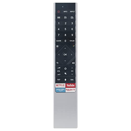 AULCMEET ERF6A62 New Replace Voice Remote fit for Hisense 4K OLED TV H55O8B OLED H55U8B H55U7B H55U8BE H55U8BUK H65U8B H65U8BE H65U8BUK HE55U7A9EUWTSG HE65U7A9EUWTSG HE55A8000KWTSG