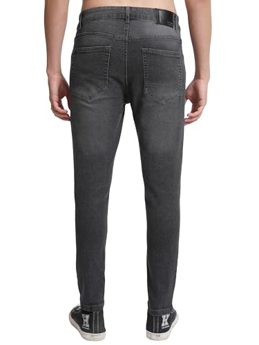 Image of Highlander Mens Tapered Fit Denim Jeans for Man|Regular Length|Mid-Rise|Stretchable Fabric for Comfort fit| Jeans for Man | Men Jeans