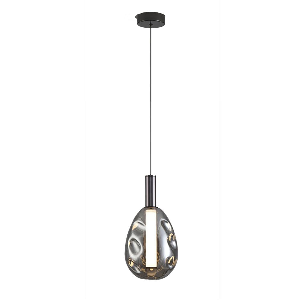 RSZCSMO Nordic Luxury LED Bedroom Bedside Chandelier Modern Minimalist Living Room Dining Room Glass Chandelier is Suitable for Bar Cafe Hotel Commercial,Lighting Fixture